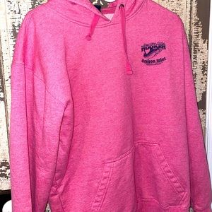 Oregon Inlet Fishing Center Hooded Sweatshirt size- womens medium
